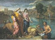 Nicolas Poussin The Finding of Moses oil painting reproduction